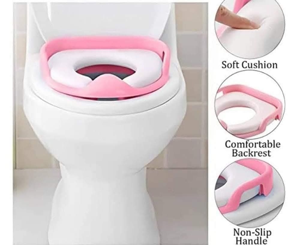 Baby Toilet Seat Safe Soft-বাচ্চাদের টয়লেট সীট নিরাপদ ও সফট - Image 2